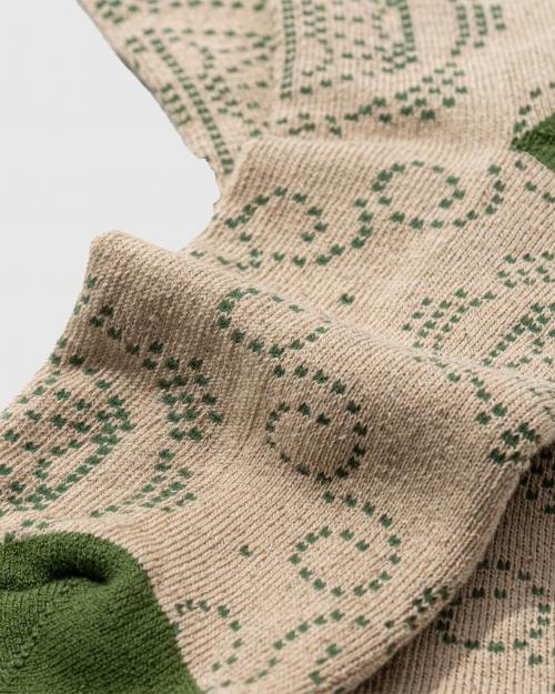 ASANOHA DOT QUARTER SOCKS