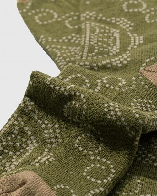 ASANOHA DOT QUARTER SOCKS