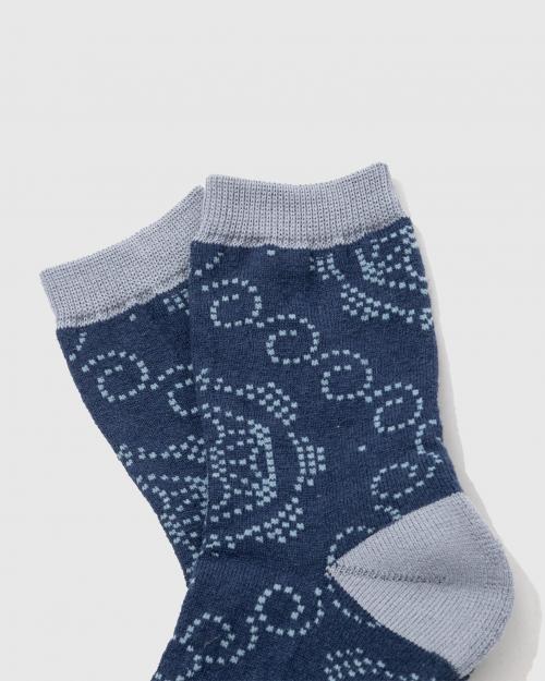 ASANOHA DOT QUARTER SOCKS