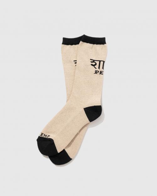 BACK LOGO CREW SOCKS