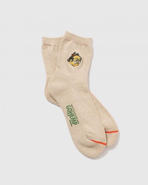 japonism EMB QUARTER SOCKS