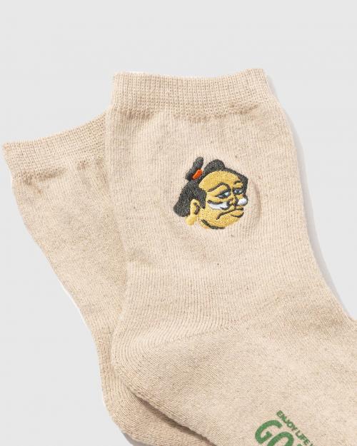 japonism EMB QUARTER SOCKS
