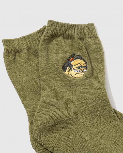 japonism EMB QUARTER SOCKS