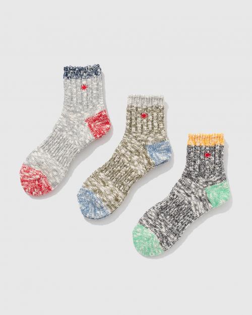 SLUB QUARTER SOCKS