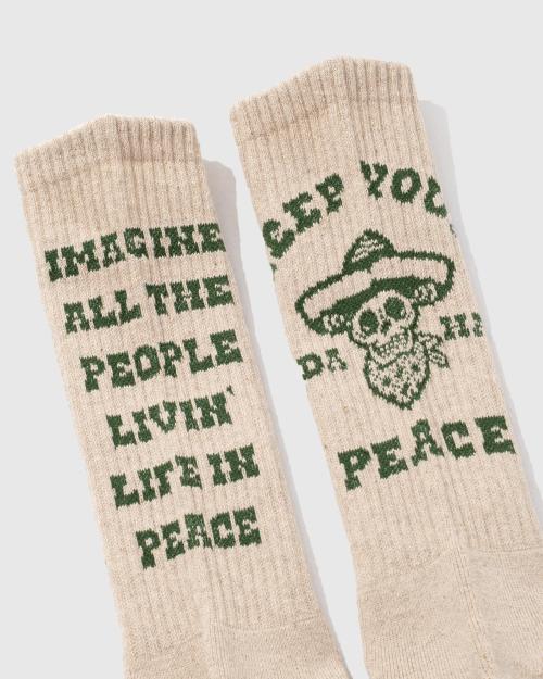IMAGINE&PEACE CREW SOCKS