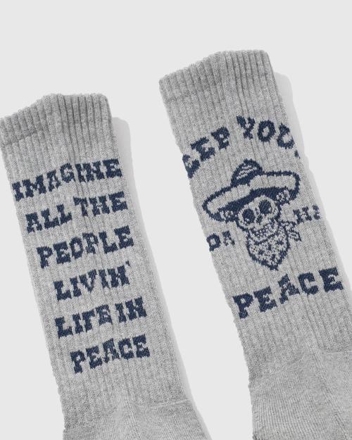 IMAGINE&PEACE CREW SOCKS