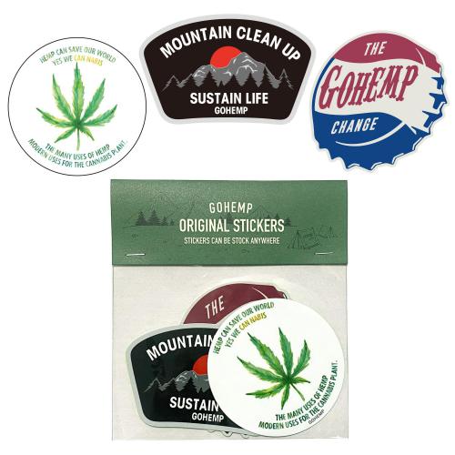 GOHEMP ORIGINAL STICKERS PACK