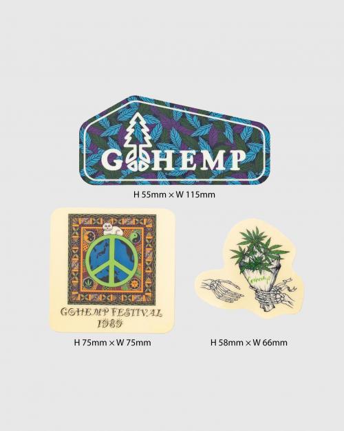 GOHEMP ORIGINAL STICKERS PACK