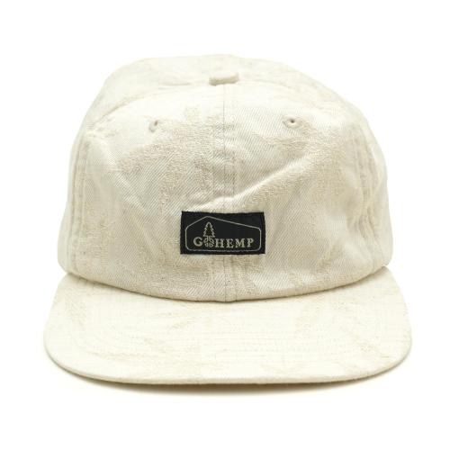 HEMP LEAF 6PANEL CAP／HEMP LEAF JACQUARD