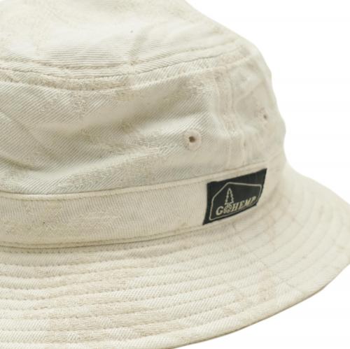 HEMP LEAF BUCKET HAT／HEMP LEAF JACQUARD