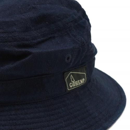 HEMP LEAF BUCKET HAT／HEMP LEAF JACQUARD