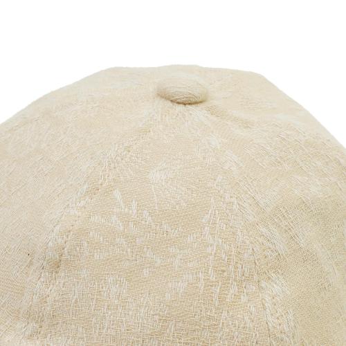 HEMP PANEL CAP /<br>MINIMAL LEAF JACQUARD