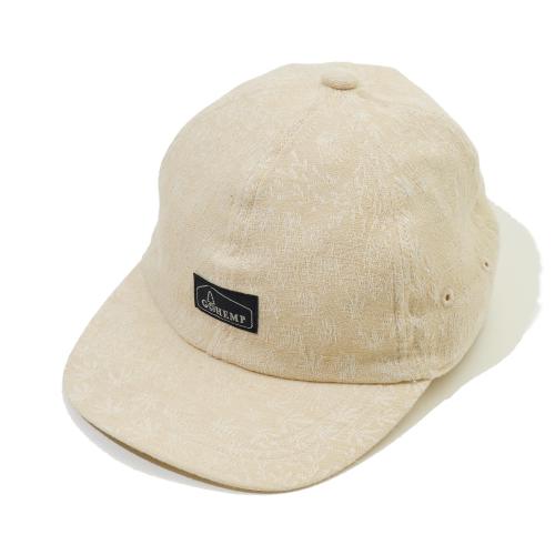 HEMP PANEL CAP /<br>MINIMAL LEAF JACQUARD