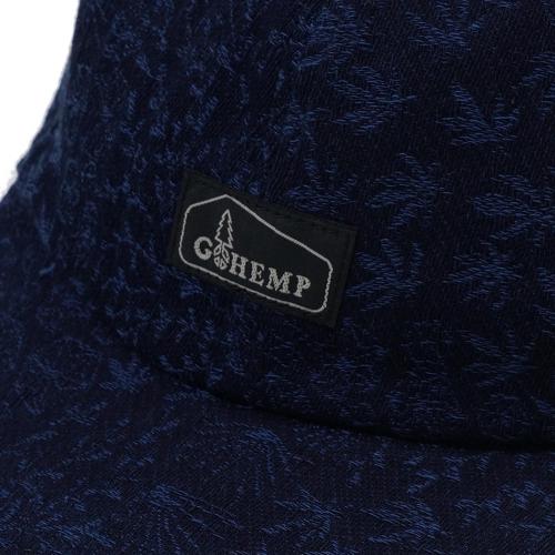 HEMP PANEL CAP /<br>MINIMAL LEAF JACQUARD