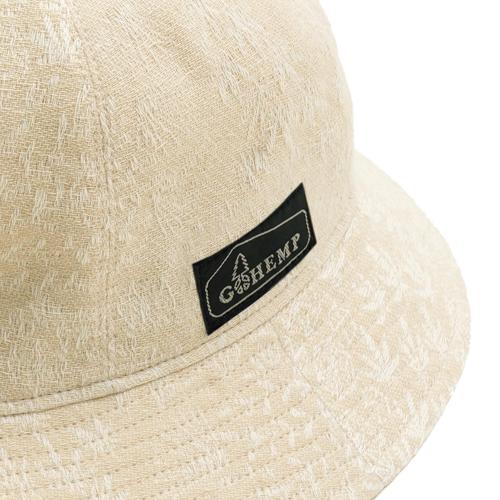 HEMP METRO HAT/<br>MINIMAL LEAF JACQUARD
