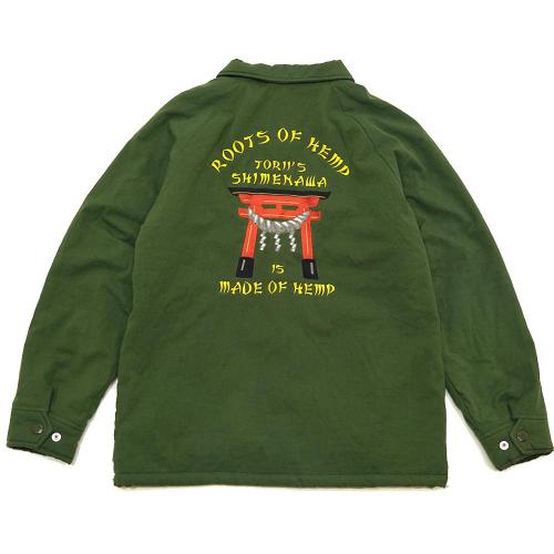 COACH JACKET／ARMY  TWILL