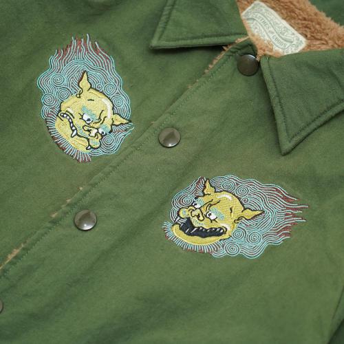 COACH JACKET／ARMY  TWILL