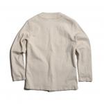 NO COLLAR JACKET／10oz H/C STRETCH