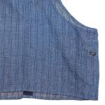 VENDOR CRAFT VEST / H/C DOBBY DENIM
