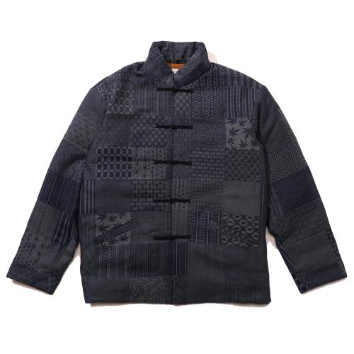 TONG POO DOWN JACKET／JAPANESE PATTERN PATCHWORK