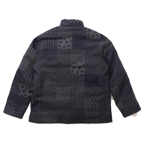 TONG POO DOWN JACKET／JAPANESE PATTERN PATCHWORK