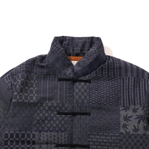 TONG POO DOWN JACKET／JAPANESE PATTERN PATCHWORK