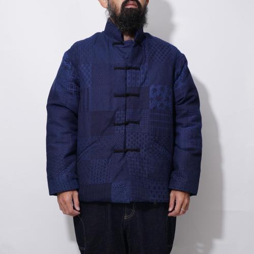 TONG POO DOWN JACKET／JAPANESE PATTERN PATCHWORK