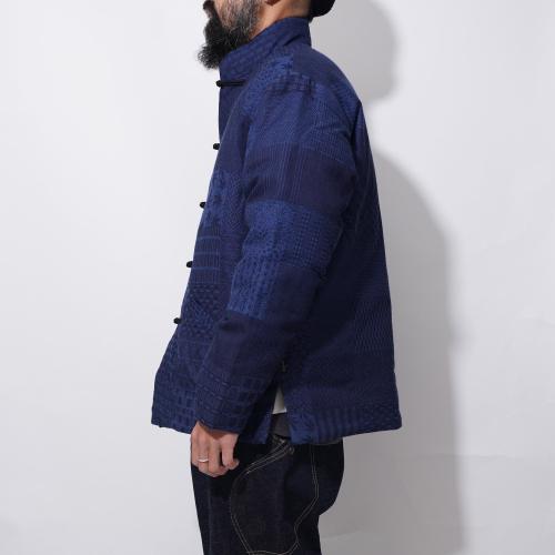 TONG POO DOWN JACKET／JAPANESE PATTERN PATCHWORK