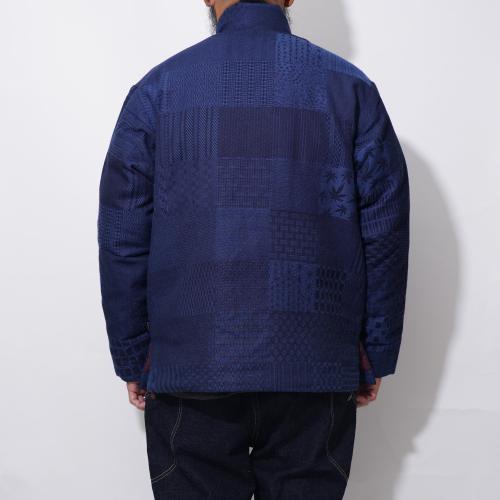 TONG POO DOWN JACKET／JAPANESE PATTERN PATCHWORK