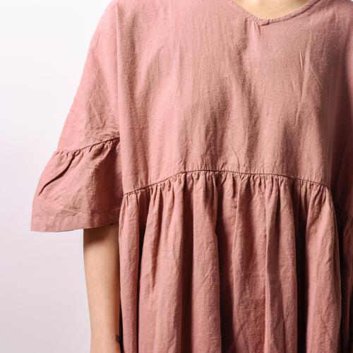 DAMASK ONE PIECE / HEMP COTTON