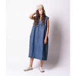 EVENING BREEZE ONE PIECE / H/C DOBBY DENIM