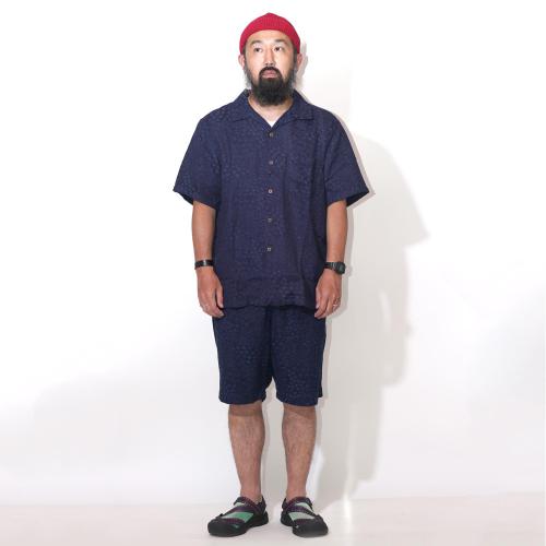 GOOD DAY SHORTS/MINIMAL LEAF JACQUARD
