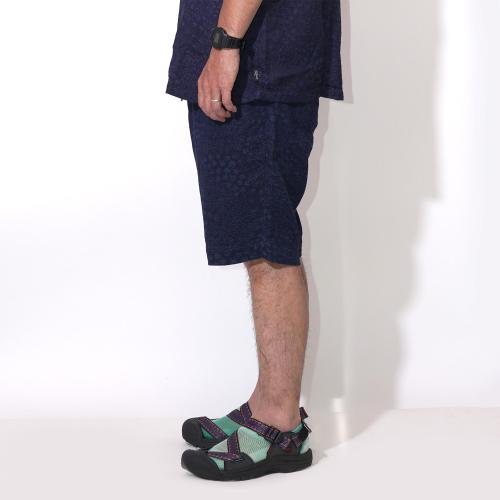 GOOD DAY SHORTS/MINIMAL LEAF JACQUARD