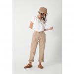 TRAVELING PANTS／ H/C BACK SATIN SULFIDE DYE