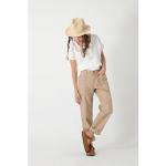 TRAVELING PANTS／ H/C BACK SATIN SULFIDE DYE