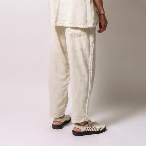 NEW DAY PANTS／HEMP LEAF JACQUARD