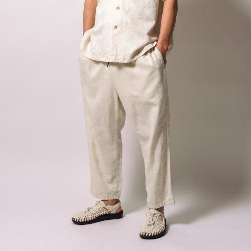 NEW DAY PANTS／HEMP LEAF JACQUARD