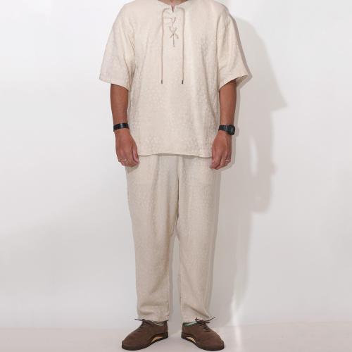 NEW DAY PANTS/MINIMAL LEAF JACQUARD