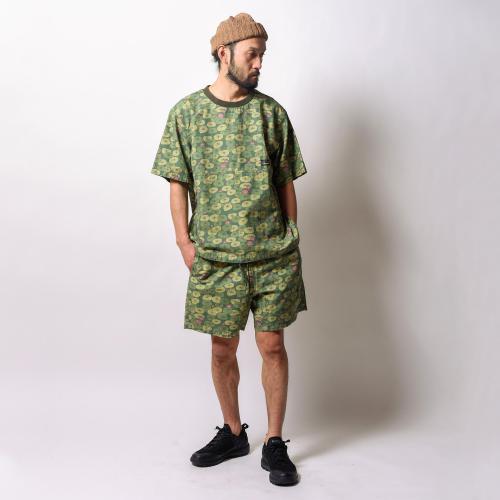 HEMP JAM SHORTS／H/C WEATHER "LOTUS PRINT"