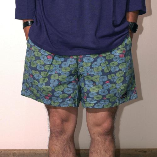 HEMP JAM SHORTS／H/C WEATHER "LOTUS PRINT"