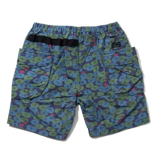 HEMP UTILITY SHORTS／H/C WEATHER "LOTUS PRINT"