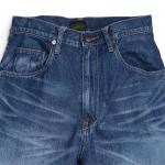 WIDE DENIM PANTS／H/C 10oz DENIM/FRAYED HEM
