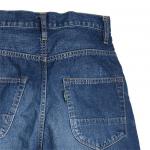 WIDE DENIM PANTS／H/C 10oz DENIM/FRAYED HEM