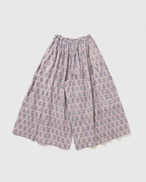 GATHERED WIDE PANTS