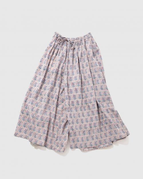 GATHERED WIDE PANTS