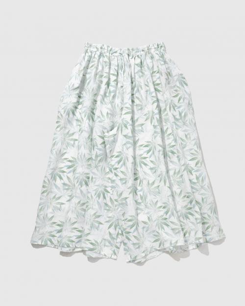 GATHERED WIDE PANTS