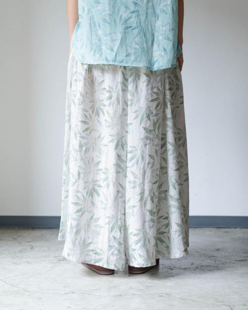 GATHERED WIDE PANTS