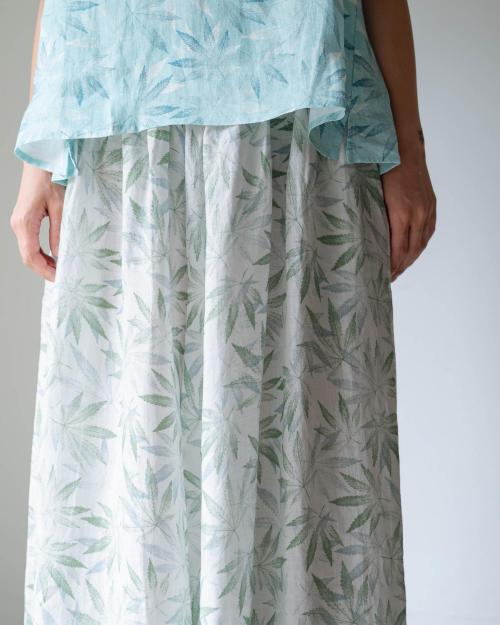 GATHERED WIDE PANTS