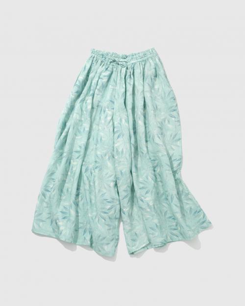 GATHERED WIDE PANTS