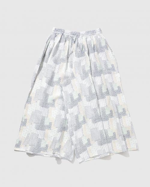 GATHERED WIDE PANTS